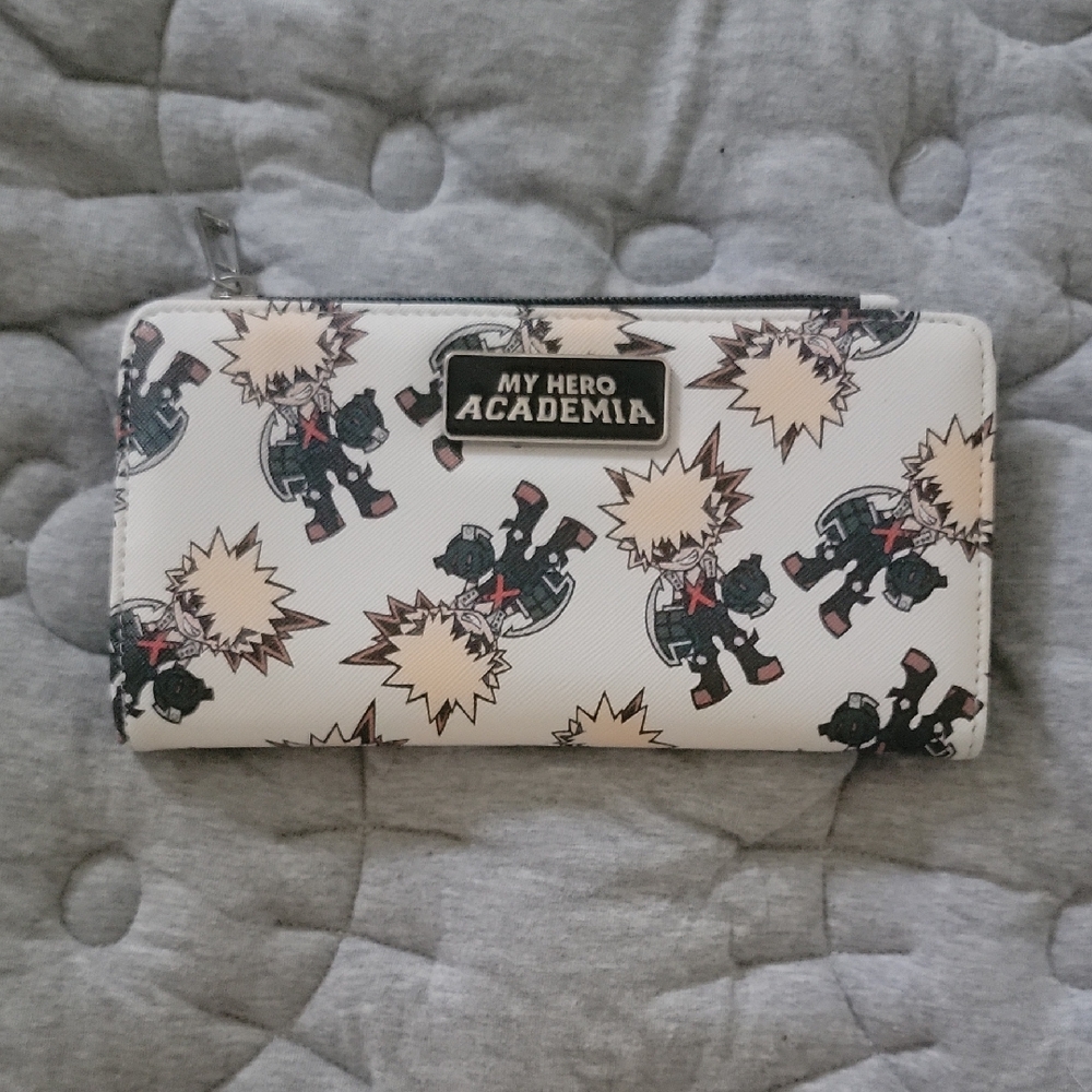 My Hero Academia White Wallet
